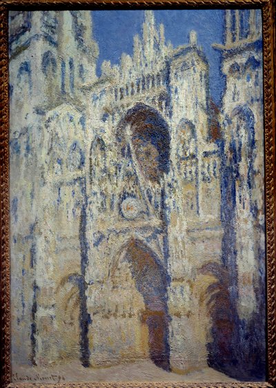 Rouen katedrali, portal ve kule Saint Romain, tam güneş uyumu mavi ve altın boyama Claude Monet (1840-1926) 1893 Güneş. 1.07 x 0.73 m Paris, musee d