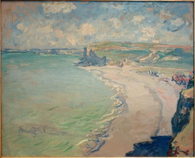 Pourville Plajı (Der Strand von Pourville) by Claude Monet