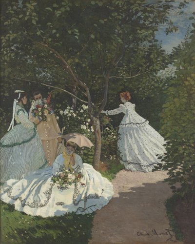 bahçedeki bayanlar by Claude Monet