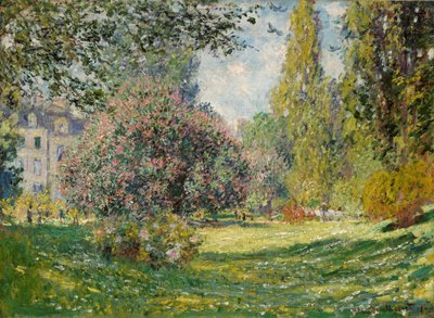 Manzara: Parc Monceau by Claude Monet