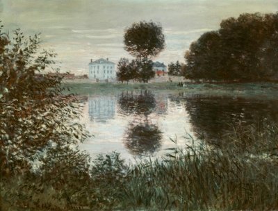 Bir topun içindeki ağaç, Argenteuil by Claude Monet