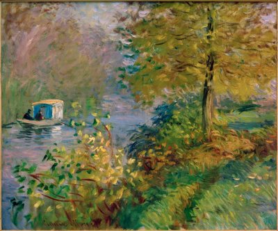 atölye tekne by Claude Monet