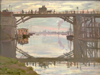 Ahşap köprü (Die Holzbrücke) by Claude Monet