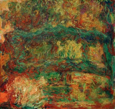 Japon köprüsü (Nymphéas, Japon köprüsü) by Claude Monet