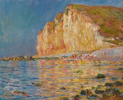 Les Petites-Dalles ve Ebbe. 1884 by Claude Monet