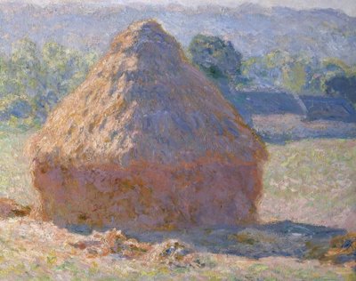 Saman yığınları, yaz sonu by Claude Monet