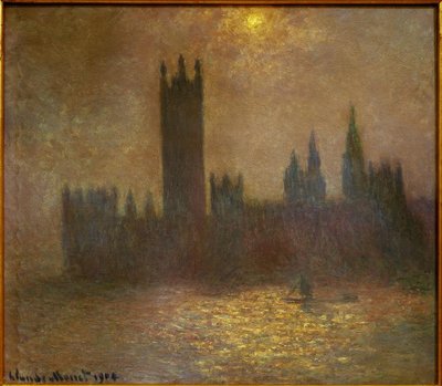 Londra, Parlamento, Siste Güneş Etkisi (Lon by Claude Monet