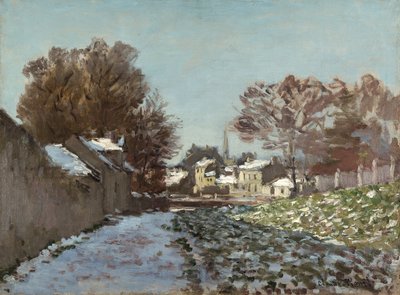Argenteuil'de kar by Claude Monet