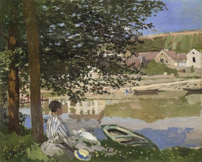Seine Kıyısında, Bennecourt, 1868 by Claude Monet