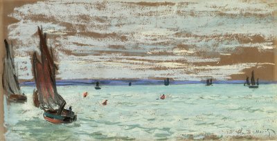 Açık Deniz, c.1866 by Claude Monet