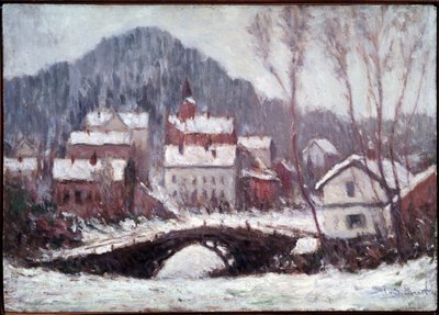 Kış manzarası. Claude Monet