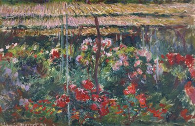 Şakayık Bahçesi, 1887 by Claude Monet