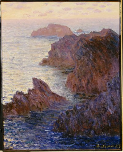 Point de Rochers, Port Goulphar by Claude Monet