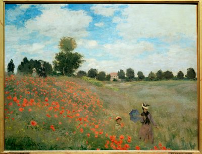 Gelincikler, Argenteuil yakınlarında by Claude Monet