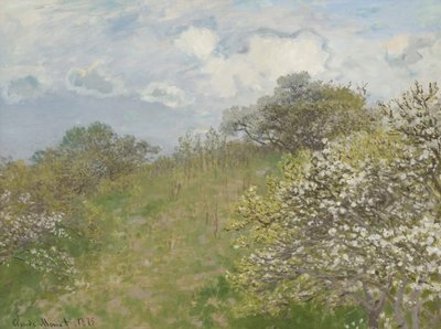 Printemps Baharı, 1873. by Claude Monet