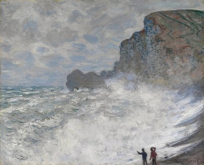 Rauhes Wetter, Etretat