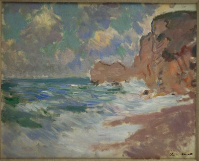 Uzaklaşan Dalgalar by Claude Monet