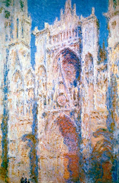 Rouen Katedrali, Mavi ve Altındaki Uyum, 1894 by Claude Monet