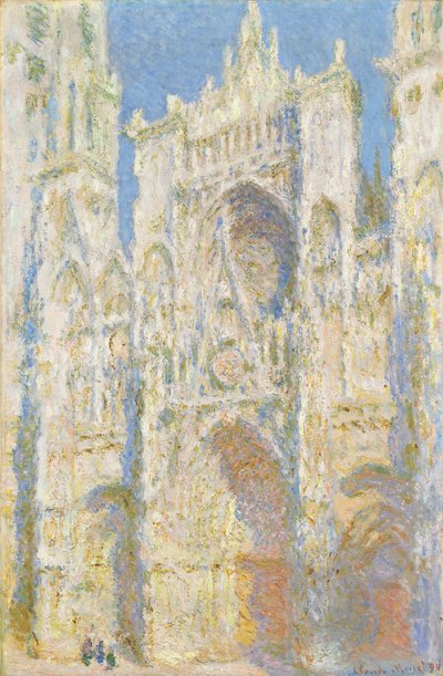 Rouen Katedrali, Batı Cephesi, Güneş Işığı, 1894. by Claude Monet
