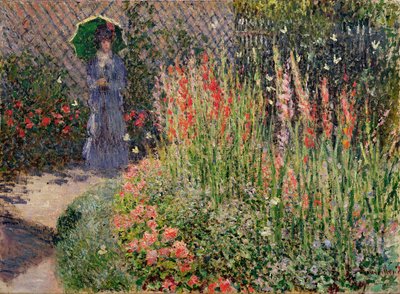 Yuvarlak Çiçek tarhı, 1876 by Claude Monet