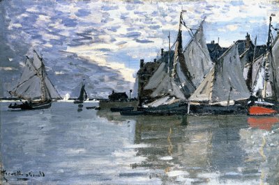 Yelkenli Tekneler, c.1864-1866 by Claude Monet