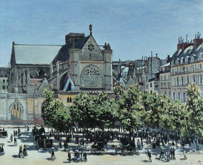 Saint-Germain Auxerrois, 1867 by Claude Monet