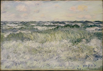 deniz manzarası, 1881 by Claude Monet