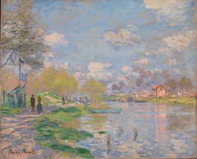 La Grande Jatte Adası'nda bahar zamanı by Claude Monet