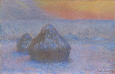 Buğday Yığınları by Claude Monet