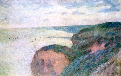 Dieppe yakınlarındaki Sarp Kayalıklar, 1897 by Claude Monet