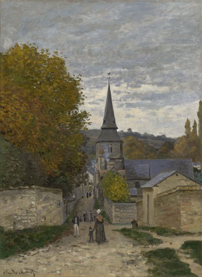Sainte-Adres Caddesi, 1867 by Claude Monet