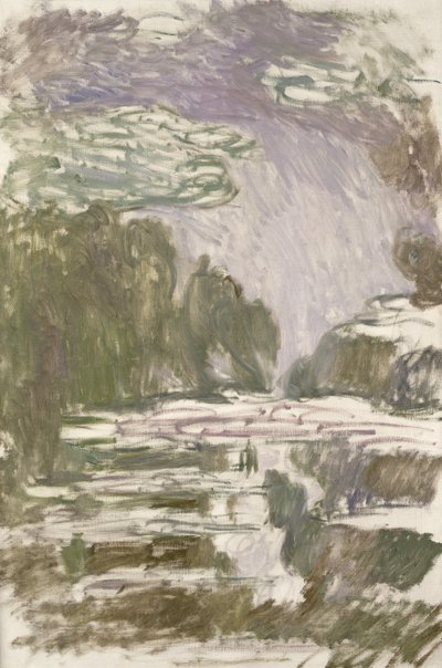 Nilüferler için Çalışma, 1907 by Claude Monet
