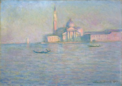 San Giorgio Maggiore Kilisesi, Venedik, 1908 by Claude Monet