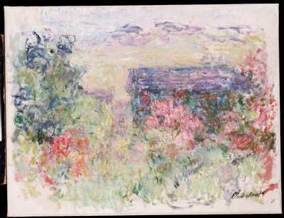 Güllerin İçinden Ev, c.1925-26 by Claude Monet
