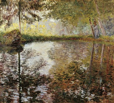 Montgeron Gölü, Fransa by Claude Monet