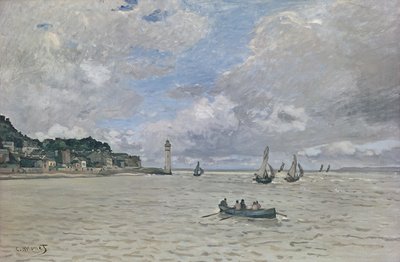 Áin Barrada, hin forna Pharpar, áin í Damaskus urki by Claude Monet