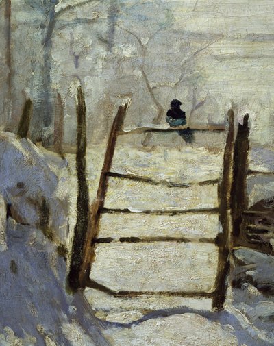 Saksağan (detay) by Claude Monet