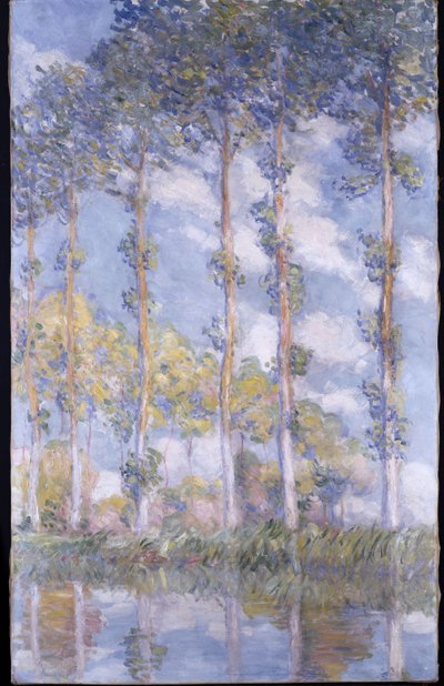 kavaklar by Claude Monet