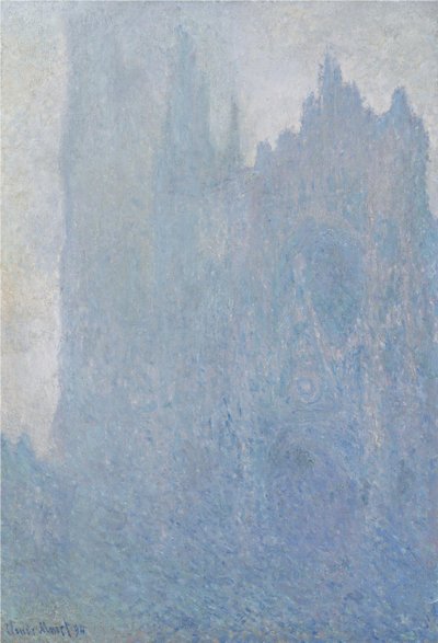 Sis içindeki Rouen Katedrali, 1893 by Claude Monet