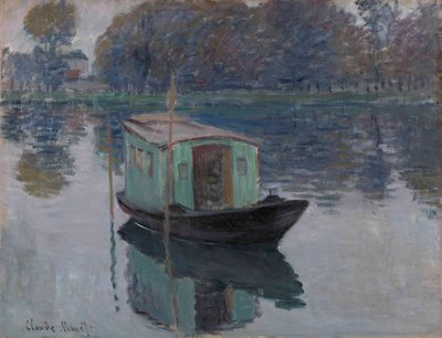 Stüdyo Tekne, 1874 by Claude Monet