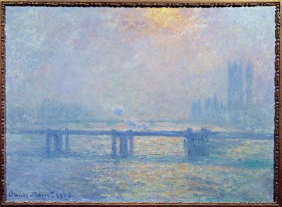 Thames Nehri, Charing Cross, Londra by Claude Monet