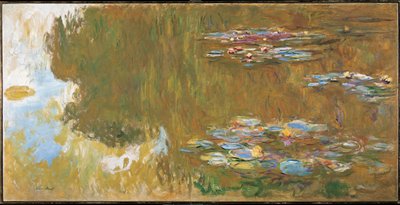 Nilüfer Göleti, 1917-19 civarı (tuval üzerine yağlıboya) by Claude Monet