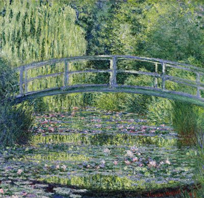 Nilüfer Göleti: Yeşil Uyum, 1899 by Claude Monet