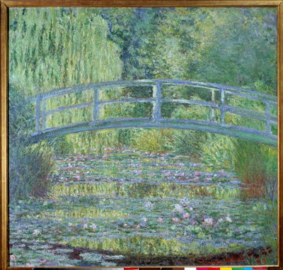 Yaya köprüsü ve nilüfer havuzu by Claude Monet