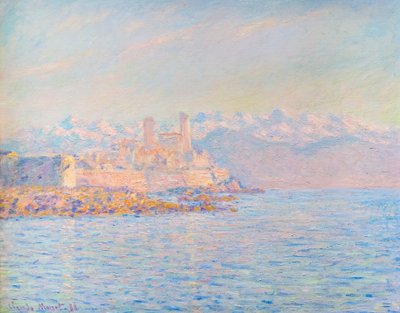 Antibes'teki eski kale by Claude Monet