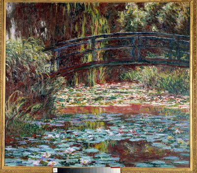 Giverny'deki nilüfer göleti by Claude Monet