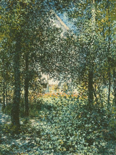 Çalılık: Argenteuil Evi, 1876 by Claude Monet