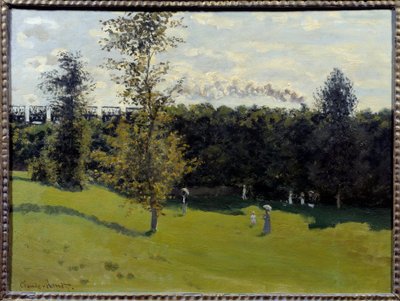 Kırsalda Tren Tablosu Claude Monet (1840-1926) 1870 Güneş. 0,5x0,65 m Paris, Musee d