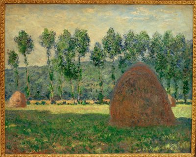 Giverny yakınlarında bir değirmen taşı by Claude Monet