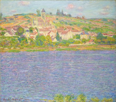 Güneşte Vetheuil; Vetheuil, efet de Soleil, 1901 by Claude Monet